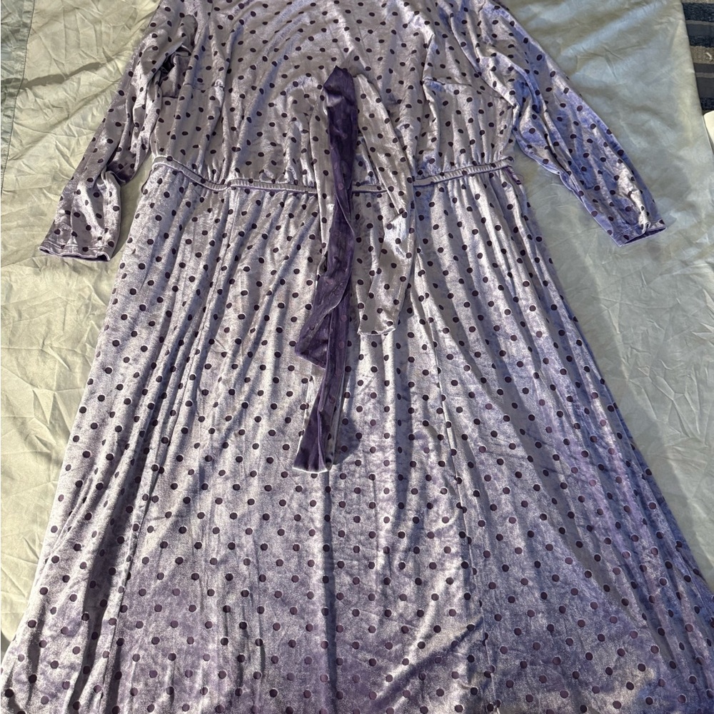 Torrid Lavender Polka Dot Kids Dress